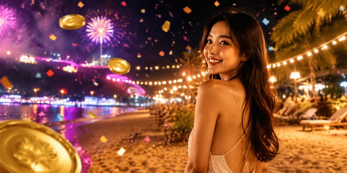 Màn hình neon hiển thị jackpot Vietlott lớn vào buổi tối tại Đà Lạt thu hút người xem
