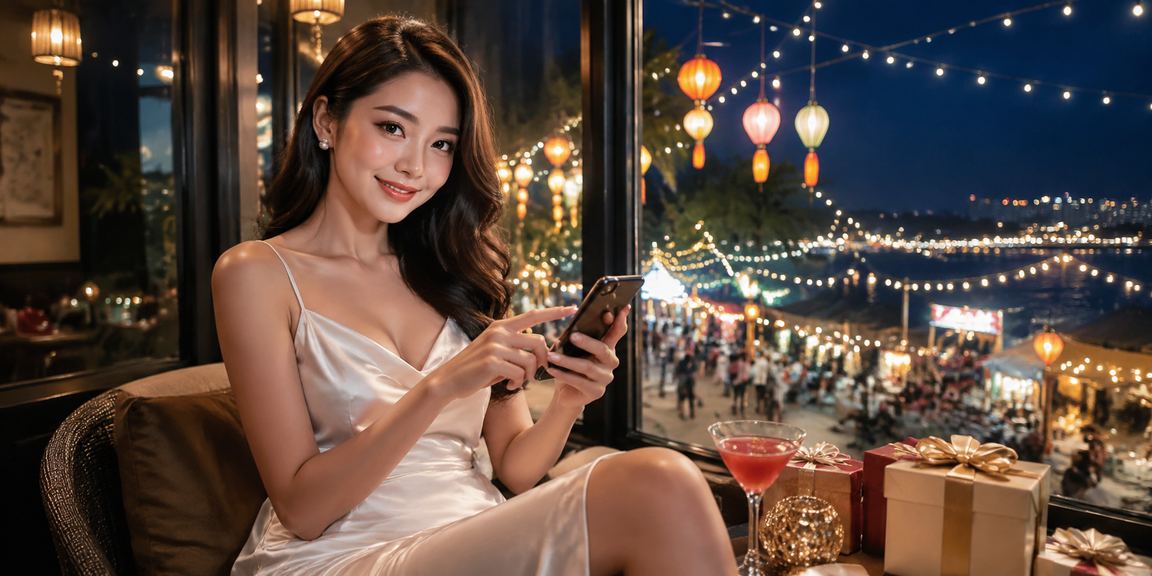 Thành viên VIP tại Hà Nội thưởng thức cà phê và kiểm tra tài khoản cá cược trên điện thoại