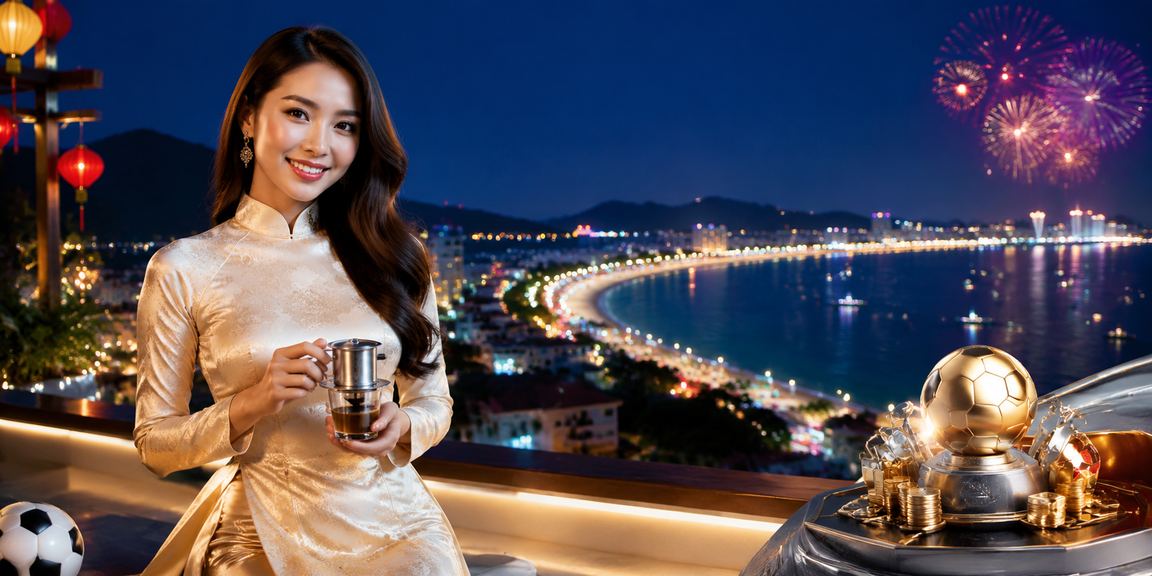 Người dùng tại Nha Trang mặc áo dài xem cá cược bóng đá trên ứng dụng điện thoại