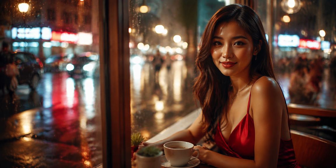 Buổi sáng tại Nha Trang, người dùng vừa uống cà phê vừa kiểm tra kết quả xổ số và thử game slot